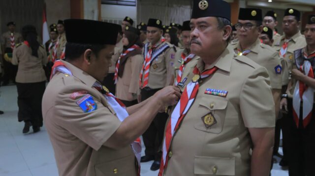 Pj Wali Kota Tangerang Sebagai Ka.Mabi Lantik Pengurus Kwarcab Gerakan Pramuka.