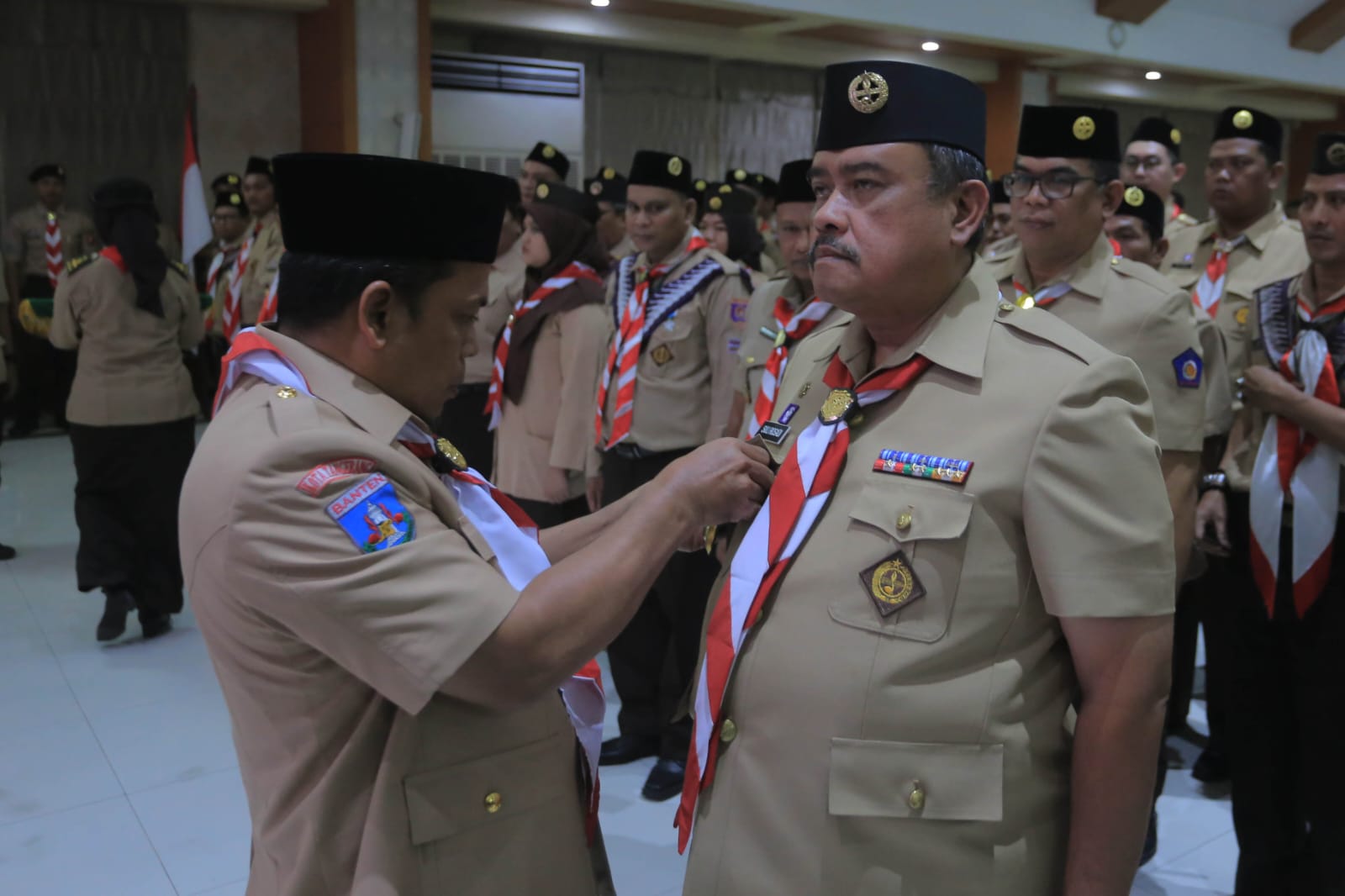 Pj Wali Kota Tangerang Sebagai Ka.Mabi Lantik Pengurus Kwarcab Gerakan Pramuka.