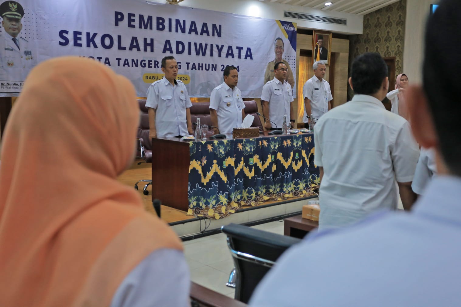 Pj Wali Kota Tangerang Menghadiri Kegiatan Pembinaan Sekolah Adiwiyata.