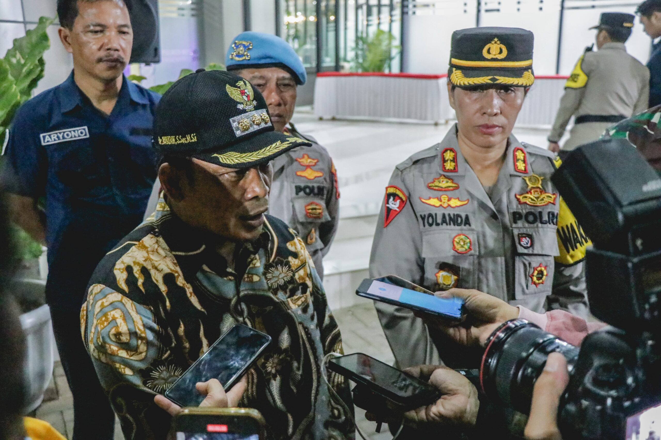 Polres Metro Tangerang Kota Gelar Apel Pengamanan Malam Idul Adha, Patroli Skala Besar Jaga Kondusifitas Wilayah.