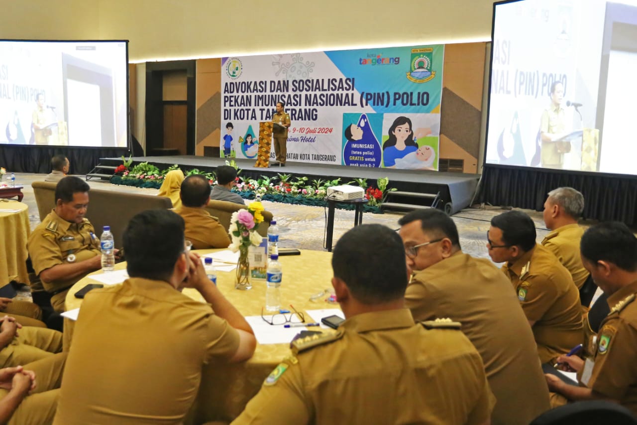 Dinkes Kota Tangerang Gelar Kegiatan Advokasi dan Sosialisasi PIN Polio.