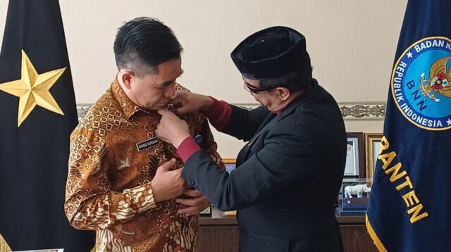 Kepala BNN Provinsi Banten Menerima Kunjungan dari Ketua PHRI BPD Banten.