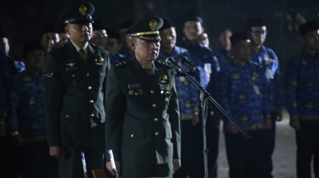 Apel Kehormatan dan Renungan Suci Berlangsung Khidmat di TMP Taruna Kota Tangerang.