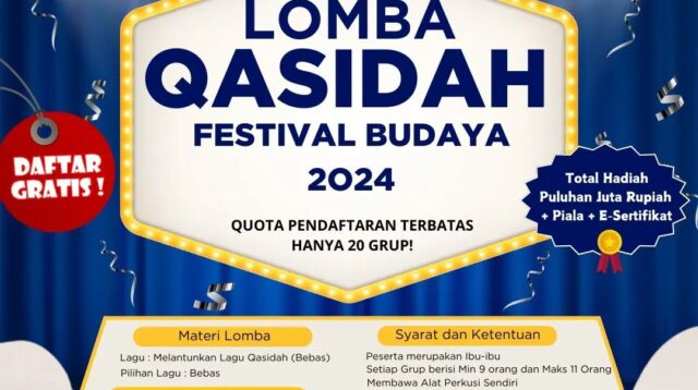 Disbudpar Kota Tangerang Kembali Akan Gelar Festival Budaya Nusantara.