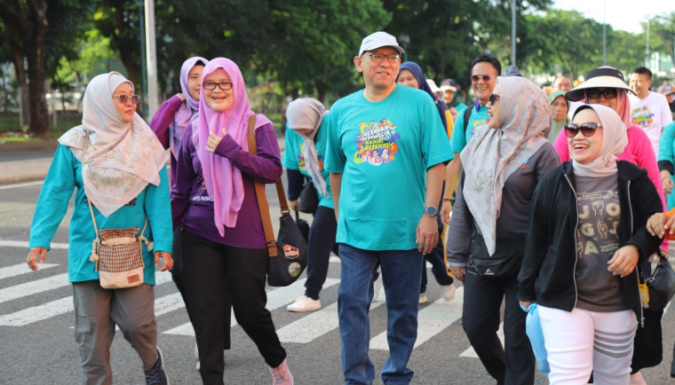 Dinkes Kabupaten Tangerang Ikuti Sukseskan "Walk The Talk To End TB".