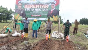 Kapolres Metro Tangerang Realisasi Asta Cita Presiden Prabowo, Penanaman 1 Hektare Jagung.